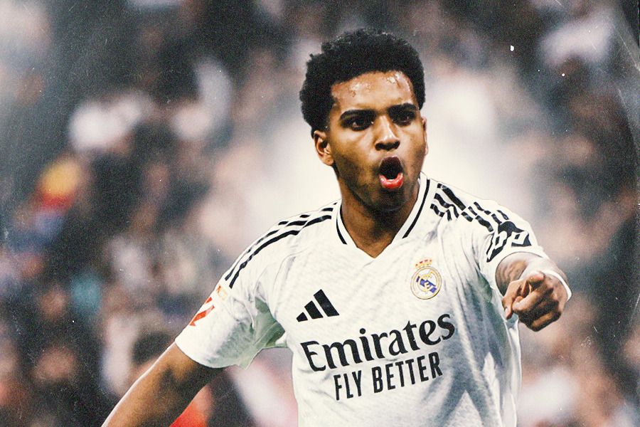 Penyerang Real Madrid, Rodrygo Goes. (Jovi Arnanda/Skor.id).