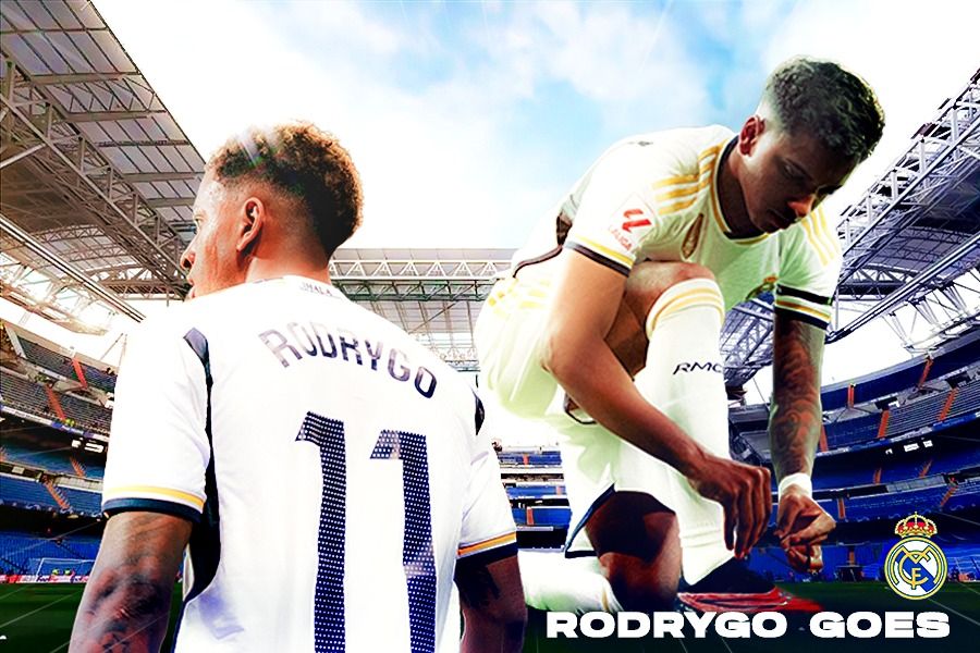 Penyerang Real Madrid Rodrygo belum menunjukkan tanda-tanda ketajaman musim ini. (Rahmat Ari Hidayat/Skor.id)