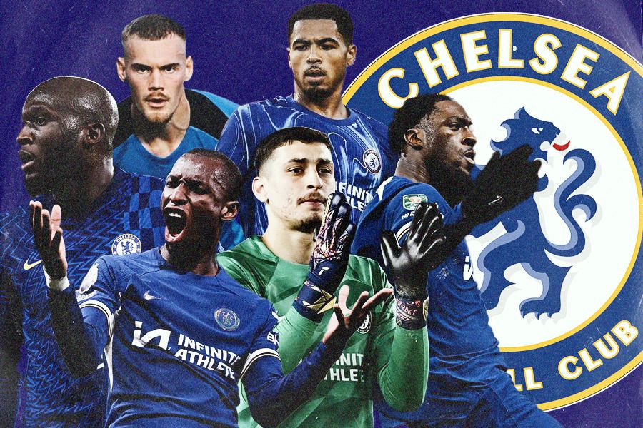 Sederet pemain Chelsea musim depan, Romelu Lukaku, Nicolas Jackson, Djordje Petrovic, Filip Jorgensen, Levi Colwill, hingga Axel Disasi. (Jovi Arnanda/Skor.id).