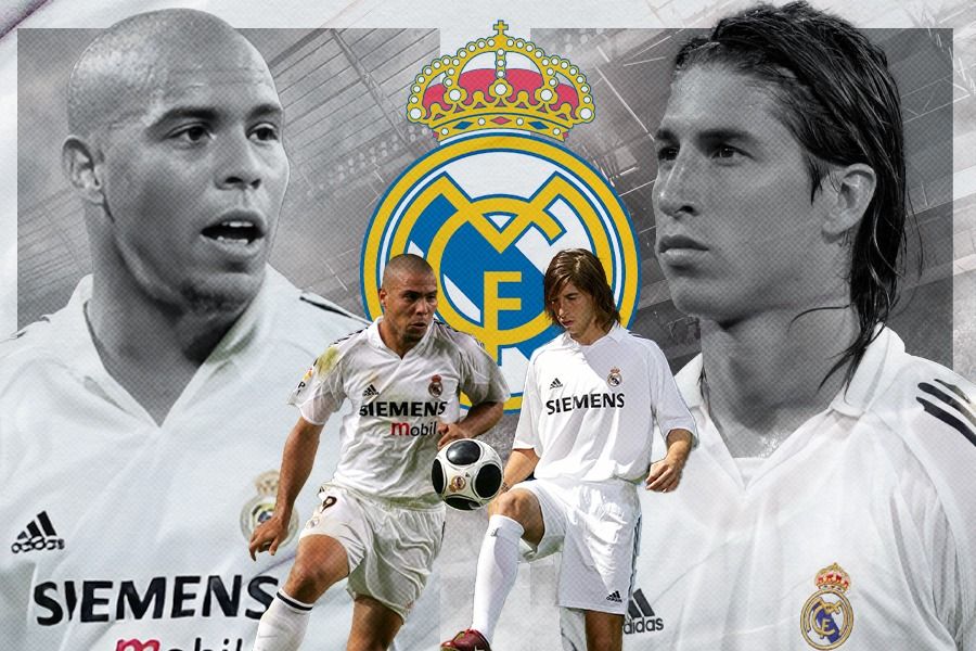 Ronaldo Nazario dan Sergio Ramos di Real Madrid. (Foto: La Liga/Grafis: Yudhy Kurniawan/Skor.id).