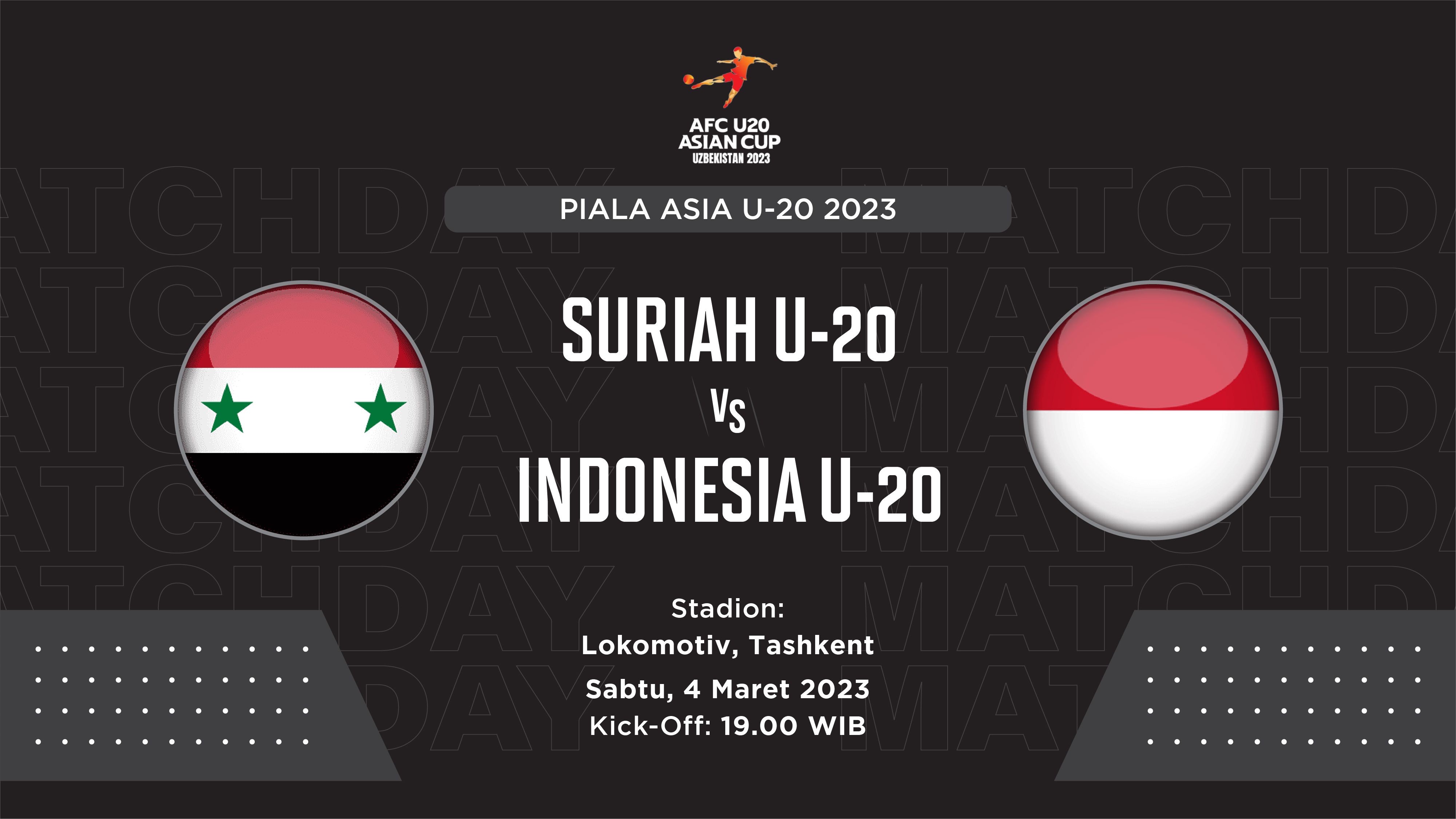 Hadapi Timnas U-20 Indonesia, Suriah U-20 Diperkuat 5 Pemain Klub Eropa dan Dilatih Eks Southampton