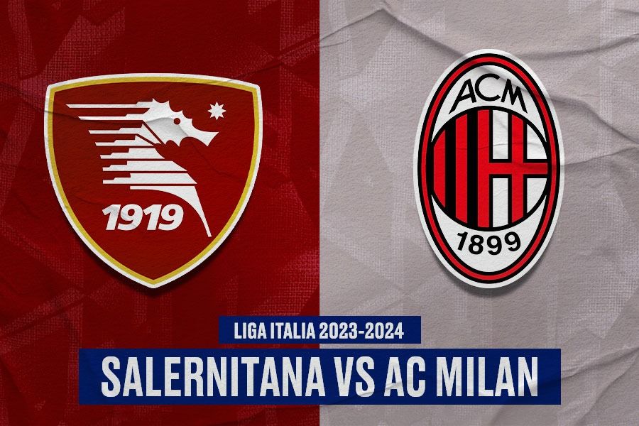 Liga Italia 2023-2024, Salernitana vs AC Milan, yang akan digelar pada Sabtu (23/12/2023) dini hari WIB. (Yusuf/Skor.id).