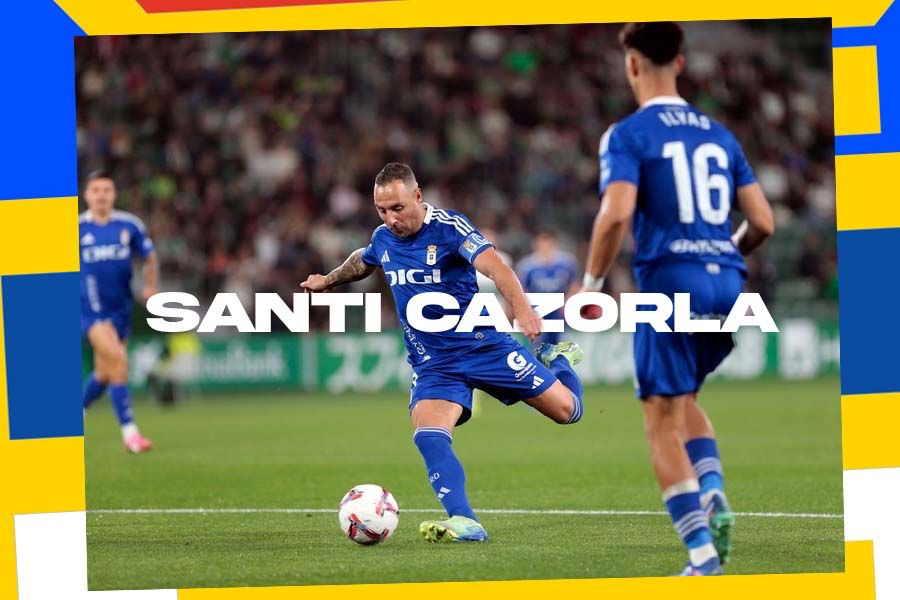 Santi Cazorla, membawa Real Oviedo kembali bersaing di La Liga. (Foto: LaLiga, Grafis: Deni Sulaeman/Skor.id).