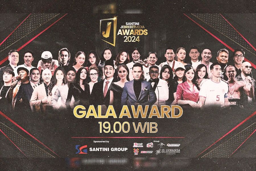 Santini JebreeetMedia Awards 2024. (Yusuf/Skor.id)