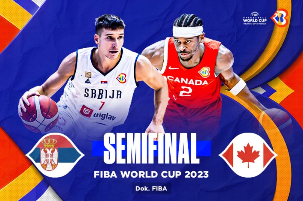Semifinal FIBA World Cup 2023 - Serbia vs Kanada (Hendy AS/Skor.id)