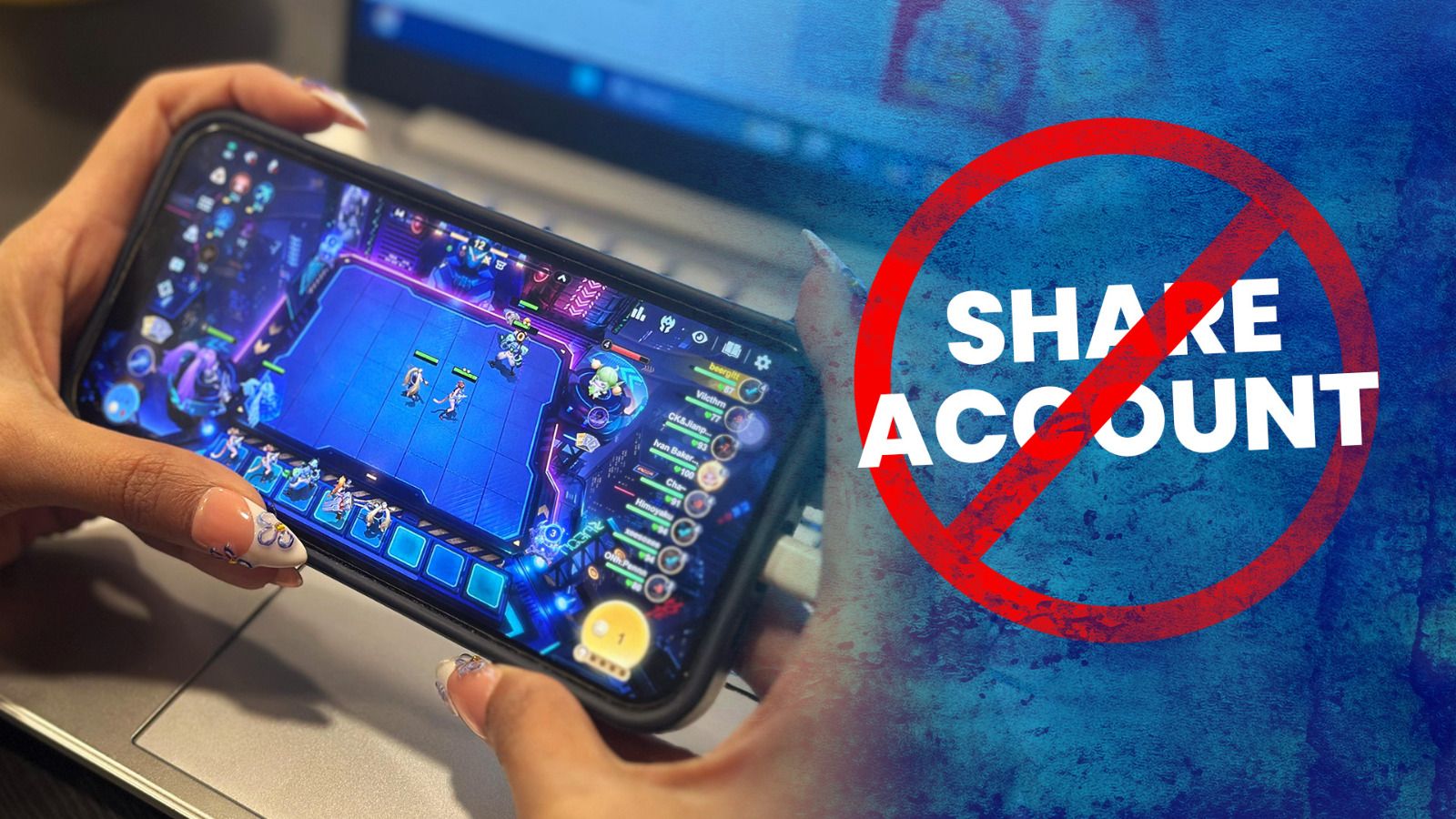 Share akun game online. (Istimewa)