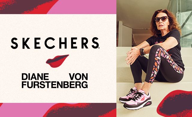 Kolaborasi Skechers x Diane von Furstenberg bertema Endless Kisses. (Dok. Skechers)