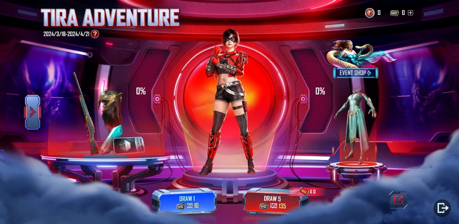 Skin eksklusif Tira di PUBG Mobile. (PUBG Mobile)