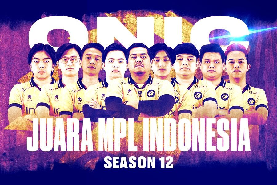 ONIC Esports juara MPL Indonesia Season 12 (Yusuf/Skor.id).