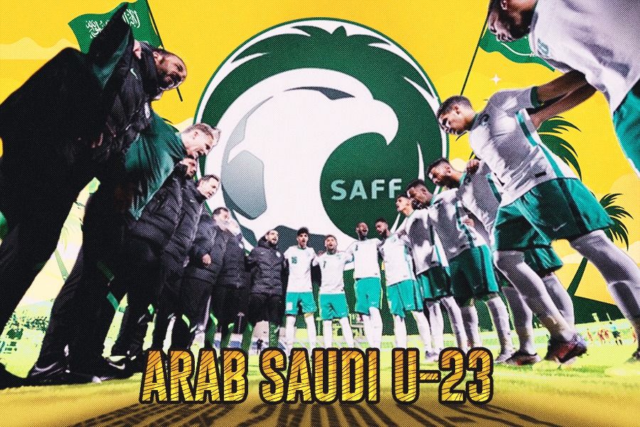 Timnas U-23 Arab Saudi (Arab Saudi U-23). (Rahmat Ari Hidayat/Skor.id)