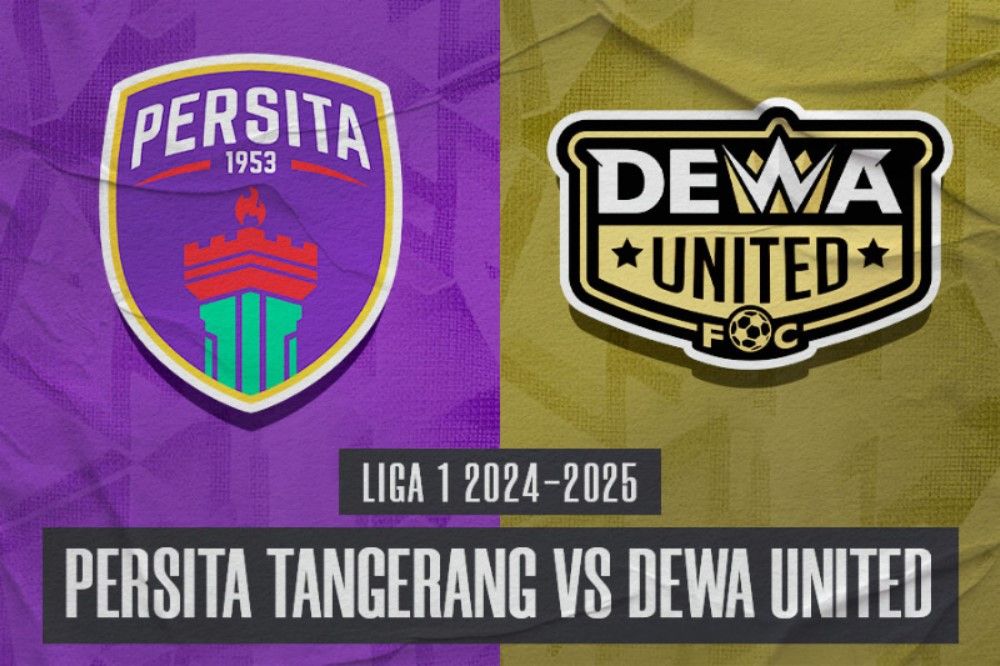 Persita Tangerang vs Dewa United. (Hendy Andika/Skor.id)