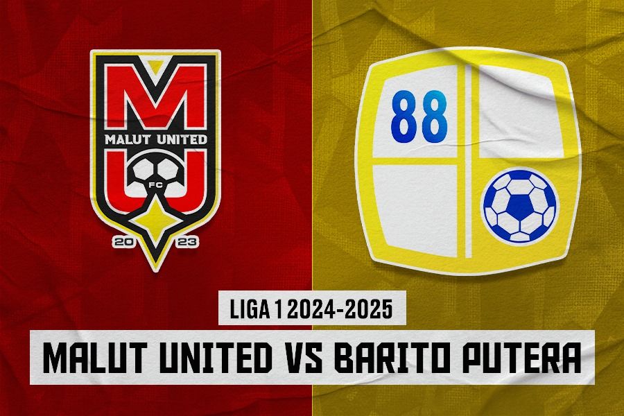 Malut United vs Barito Putera. (Dede Sopatal Mauladi/Skor.id)