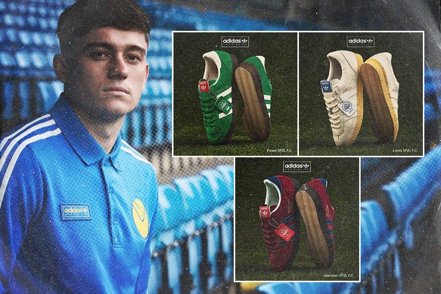 Adidas SPZL FC kembali dengan koleksi khusus Leeds United, Nottingham Forest, dan Aberdeen (Yusuf/Skor.id).