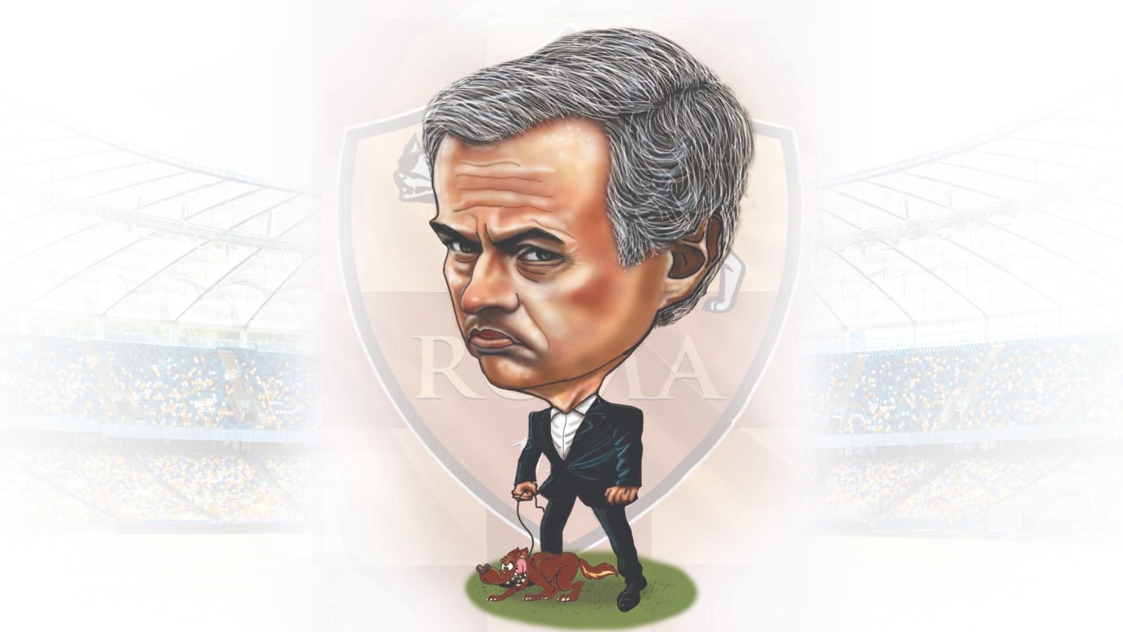 Jose Mourinho, pelatih AS Roma. (Abdul Rohim/Skor.id)