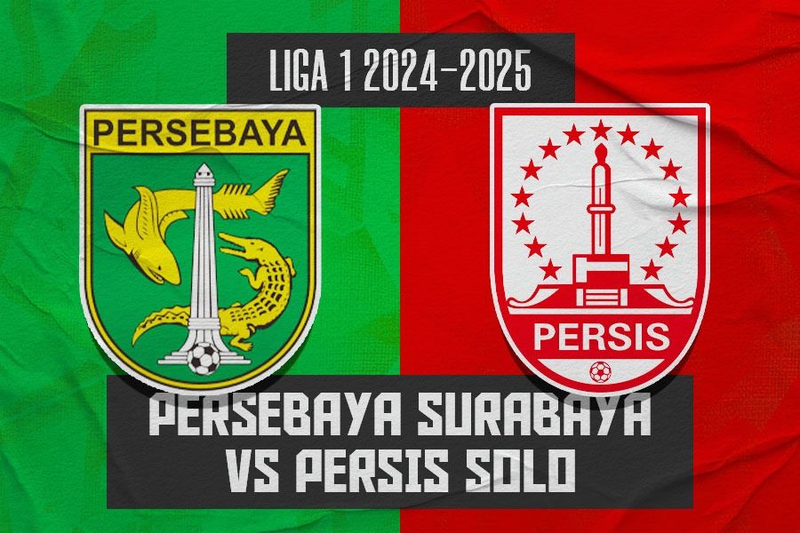 Cover Persebaya Surabaya vs Persis Solo. (Hendy Andika/Skor.id)