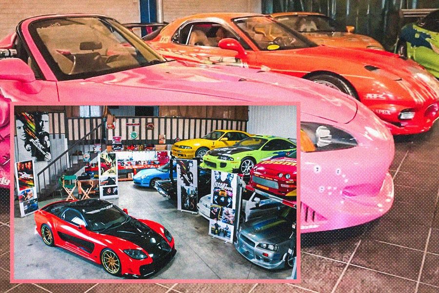 Deretan mobil yang digunakan dalam film Fast and Furious (Hendy Andika/Skor.id).