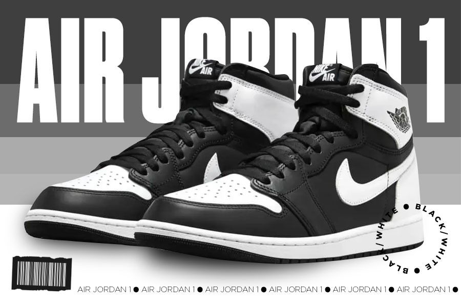 Air Jordan 1 "Black/White" (Yusuf/Skor.id).
