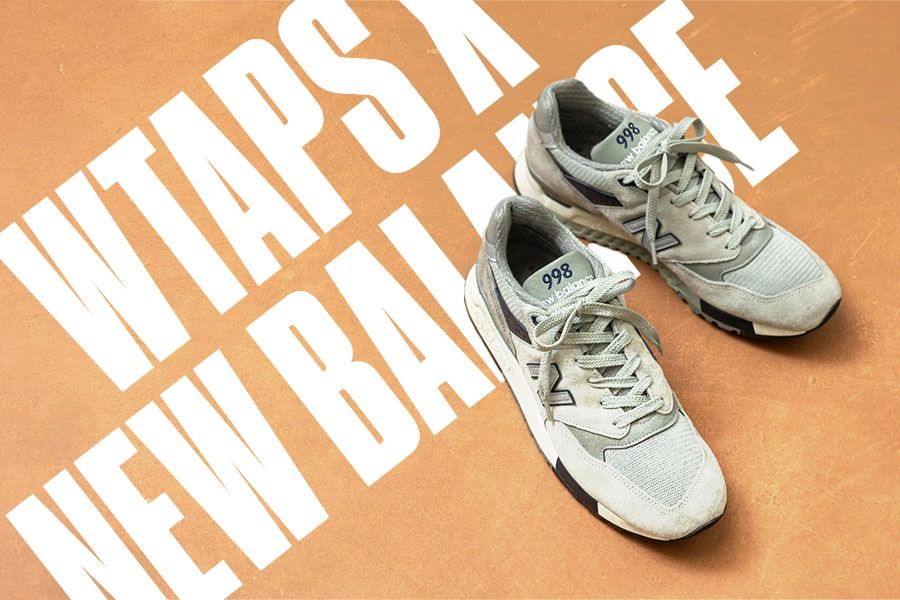 Sneaker kolaborasi New Balance x WTAPS (Yusuf/Skor.id).