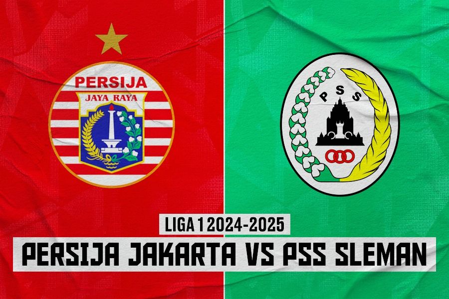 Persija Jakarta vs PSS Sleman. (Rahmat Ari Hidayat/Skor.id)