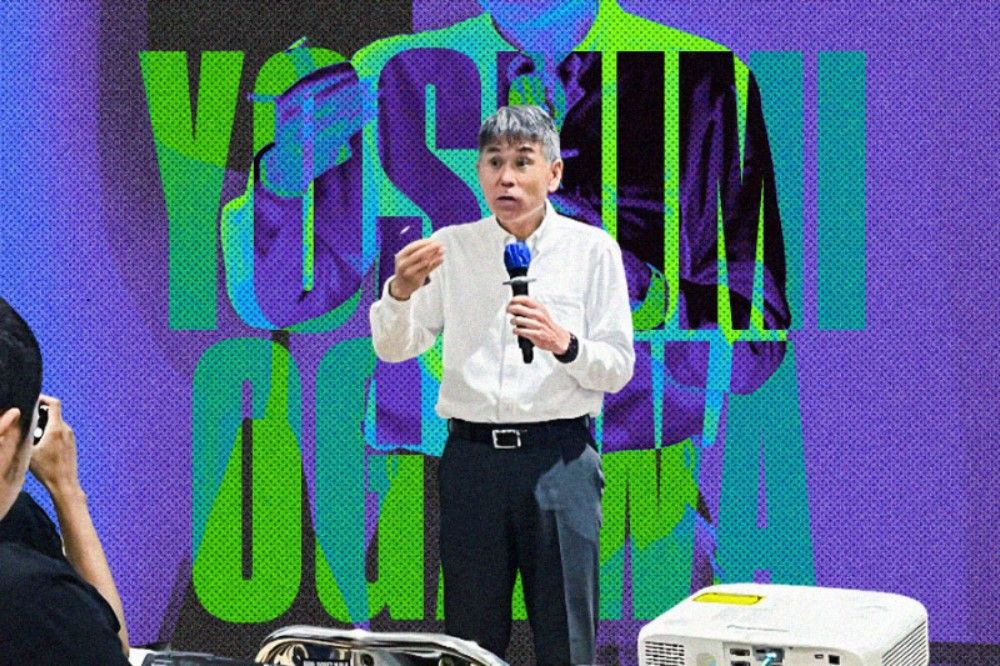 Wakil Ketua Komite Wasit PSSI, Yoshimi Ogawa. (Foto: Rais Adnan/Grafis: Hendy Andika/Skor.id)