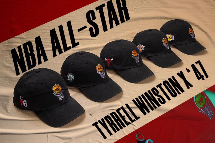 Koleksi topi Tyrrell Winston x '47 NBA All-Star Game (Yusuf/Skor.id).
