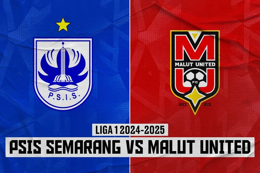 PSIS Semarang vs Malut United. (Rahmat Ari Hidayat/Skor.id)