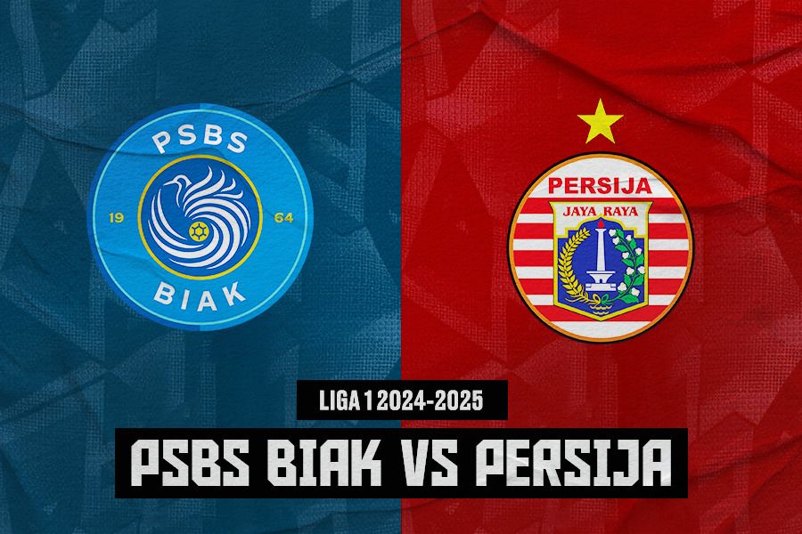 Prediksi dan Link Live Streaming PSBS Biak vs Persija di Liga 1 2024-2025