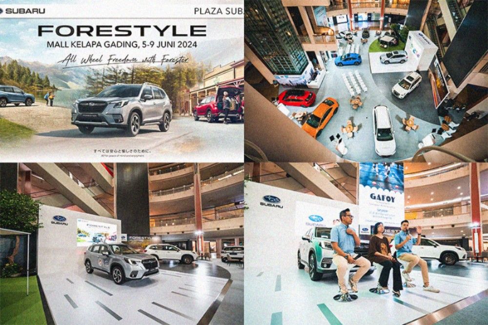 Subaru menyelenggarakan acara Forestyle di Mal Kelapa Gading Jakarta pada 5-9 Juni 2024 (Hendy Andika/Skor.id).