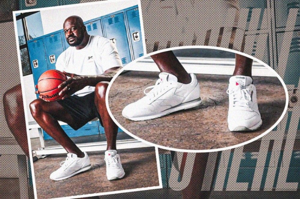 Mantan bintang NBA Shaquille O'Neal merupakan seorang sneakerhead yang mengetahui kualitas sepatu yang dijualnya (Hendy Andika/Skor.id).