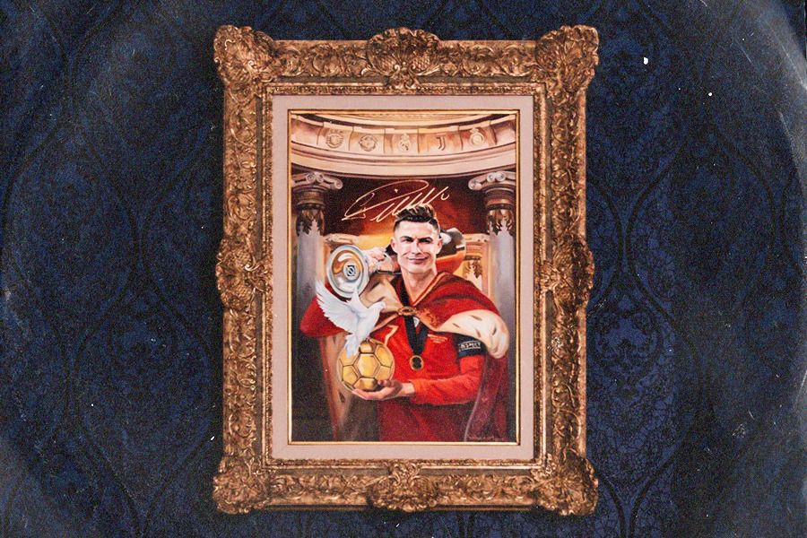 Kisah Haru Perjuangan Pelukis Qatar Pamerkan Lukisannya kepada Cristiano Ronaldo