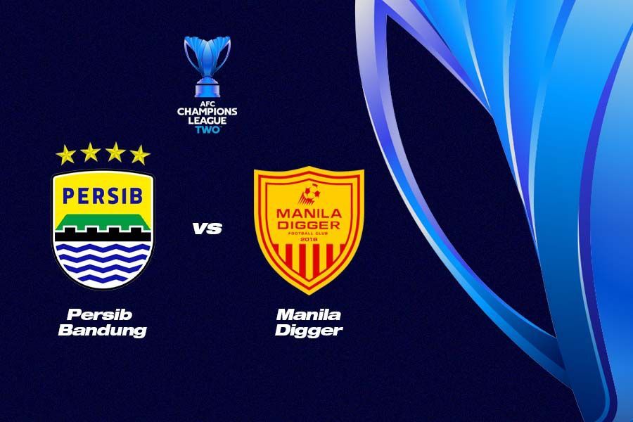 Persib vs Manila Digger (AFC Champions League 2 2025-2026). (Grafis: Deni Sulaeman/Skor.id)