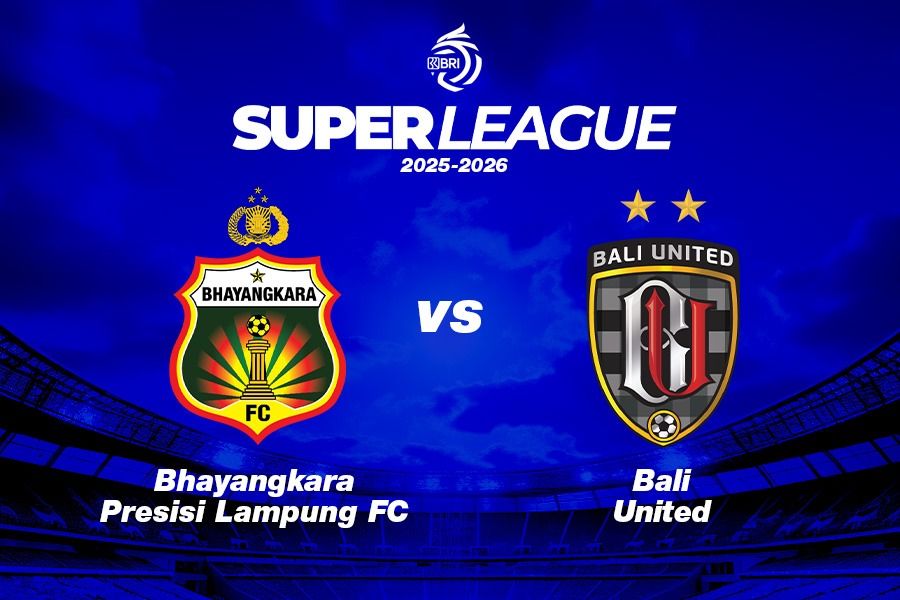 Bhayangkara Presisi Lampung FC vs Bali United di Super League 2025-2026. (Grafis: Kevin Bagus Prinusa/Skor.id)