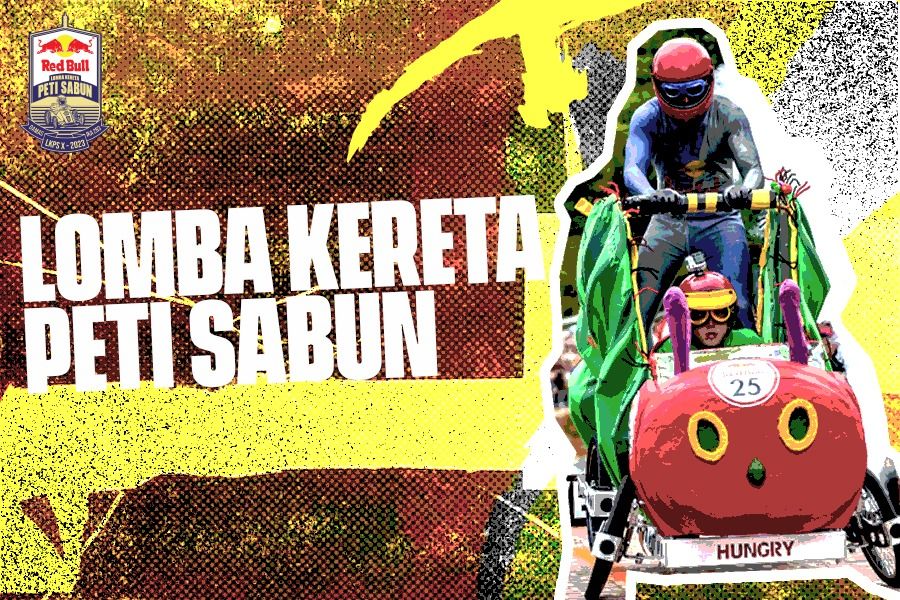 Lomba Kereta Peti Sabun adalah salah satu lomba balap yang unik. (Deni Sulaeman/Skor.id)