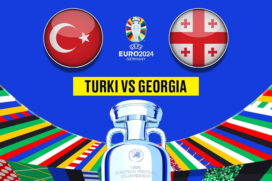 Laga Turki vs Georgia akan digelar pada Selasa (18/6/2024) pukul 23.00 WIB (Yusuf/Skor.id).