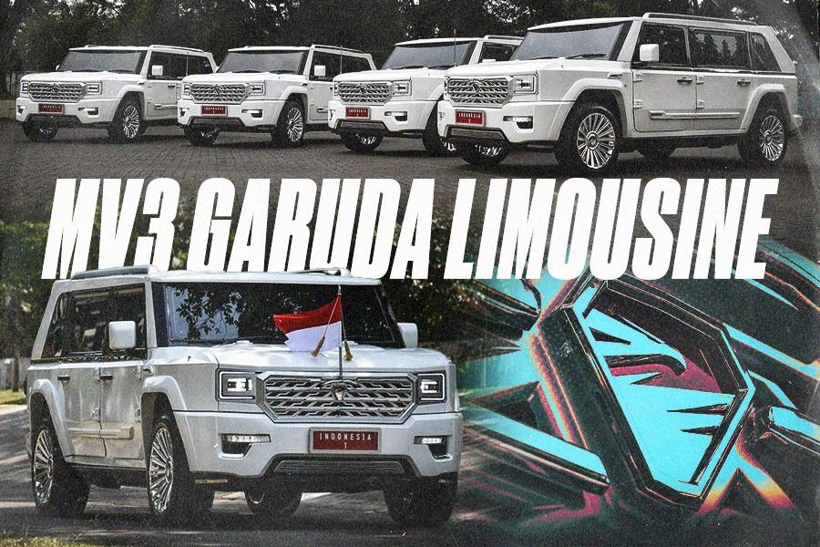 MV3 Garuda Limousine yang digunakan sebagai kendaraan resmi Presiden dan Wakil Presiden RI (Yusuf/Skor.id).