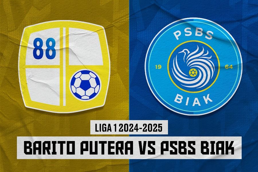 Barito Putera vs PSBS Biak. (Dede Sopatal Mauladi/Skor.id)