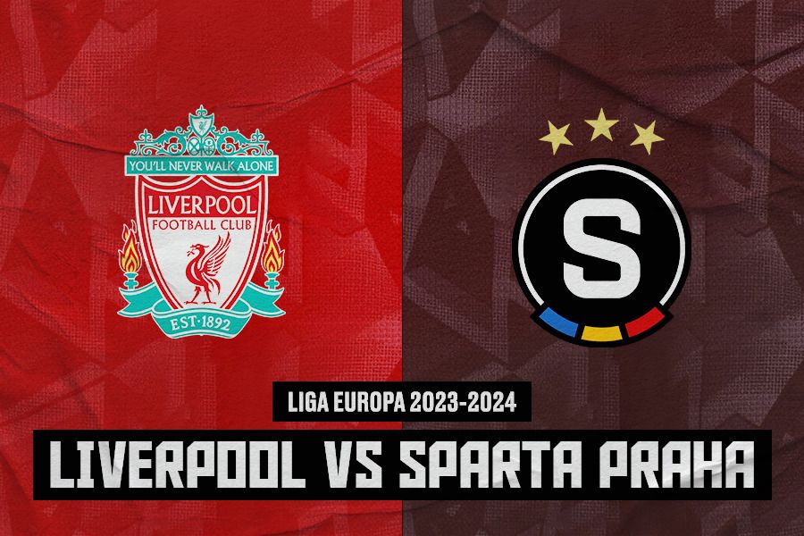 Laga Liverpool vs Sparta Praha di Liga Europa 2023-2024 (Jovi Arnanda/Skor.id).