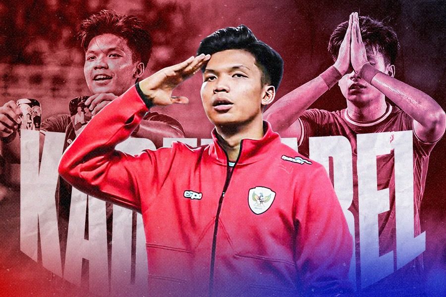 Kadek Arel Priyatna (Timnas Indonesia). (Dede Sopatal Mauladi/Skor.id)