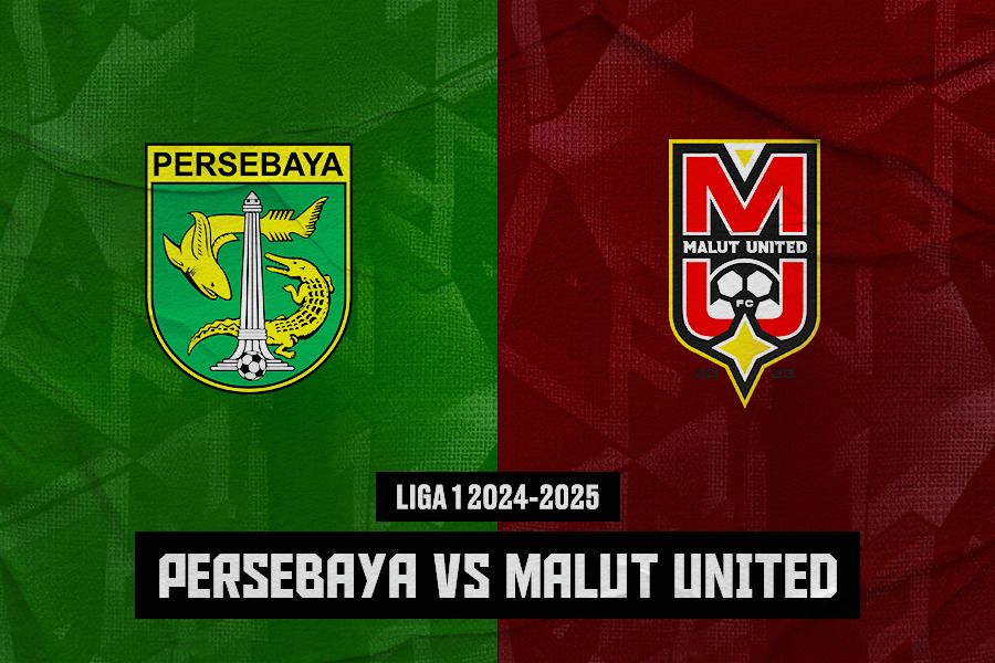 Persebaya vs Malut United. (Jovi Arnanda/Skor.id)