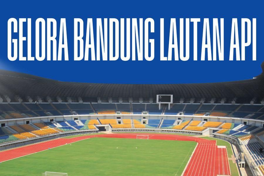 Stadion Gelora Bandung Lautan Api (GBLA), Bandung. (Grafis: Deni Sulaeman/Skor.id)