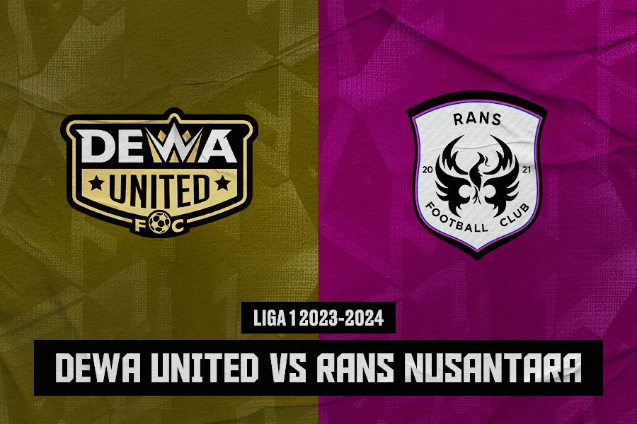 Cover pertandingan Dewa United vs Rans Nusantara pada pekan ke-26 Liga 1 2023-2024. (Jovi Arnanda/Skor.id)