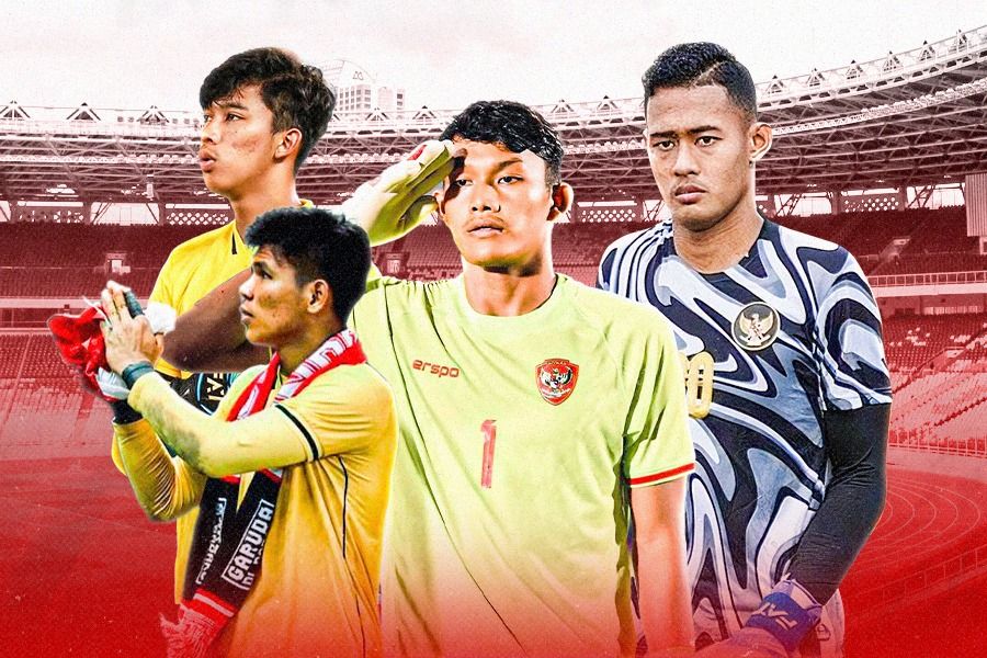 Kiper Timnas Indonesia untuk ASEAN Championship 2024. (Grafis: Dede Sopatal Mauladi/Skor.id)