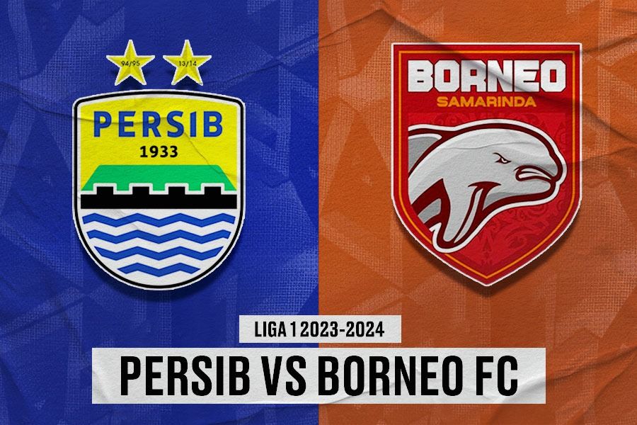 Persib Bandung vs Borneo FC. (Yusuf/Skor.id)