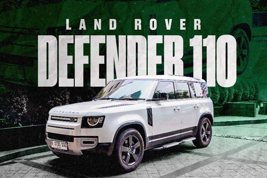 Land Rover Defender 110 (Dede Sopatal Mauladi/Skor.id).
