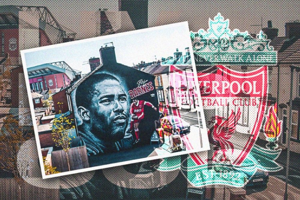 Liverpool kerap disebut sebagai kota mural, banyak di antaranya bertemakan klub sepak bola Liverpool FC (Hendy Andika/Skor.id).