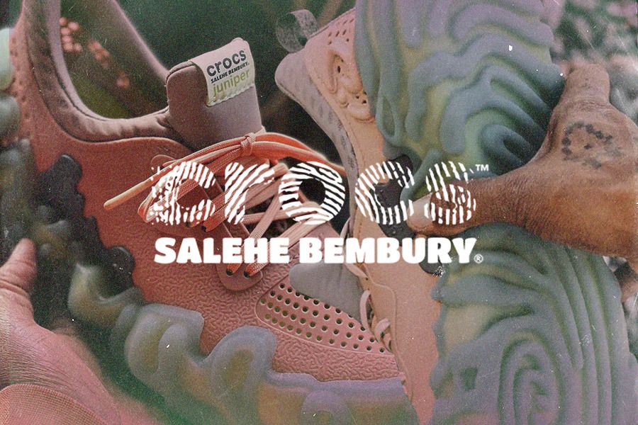 Sneaker Salehe Bembury x Crocs akan hadir 2024 (Jovi Arnanda/Skor.id).