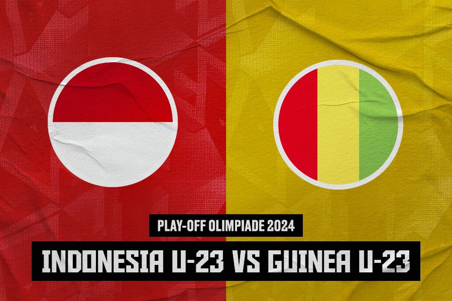 Timnas U-23 Indonesia (Indonesia U-23) vs Guinea U-23. (Jovi Arnanda/Skor.id)
