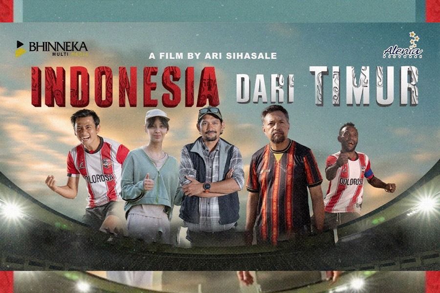 Poster film "Indonesia dari Timur" (Dede Sopatal Mauladi/Skor.id).
