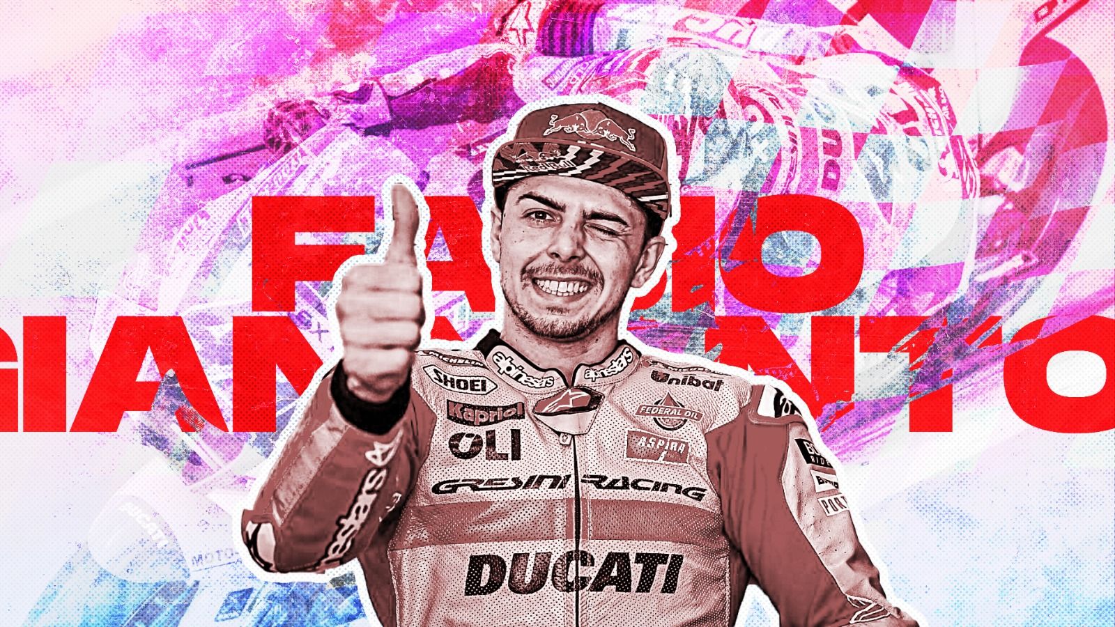 Fabio Di Giannantonio, pembalap Gresini Racing MotoGP 2023. (Dede Mauladi/Skor.id)