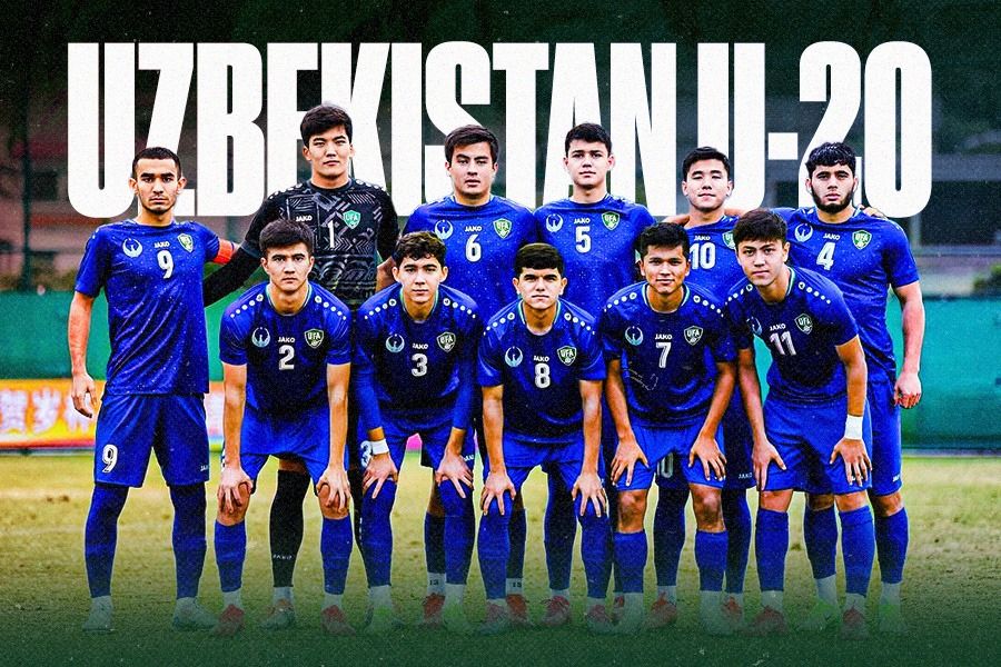 Timnas U-20 Uzbekistan (Uzbekistan U-20). (Dede Sopatal Mauladi/Skor.id)